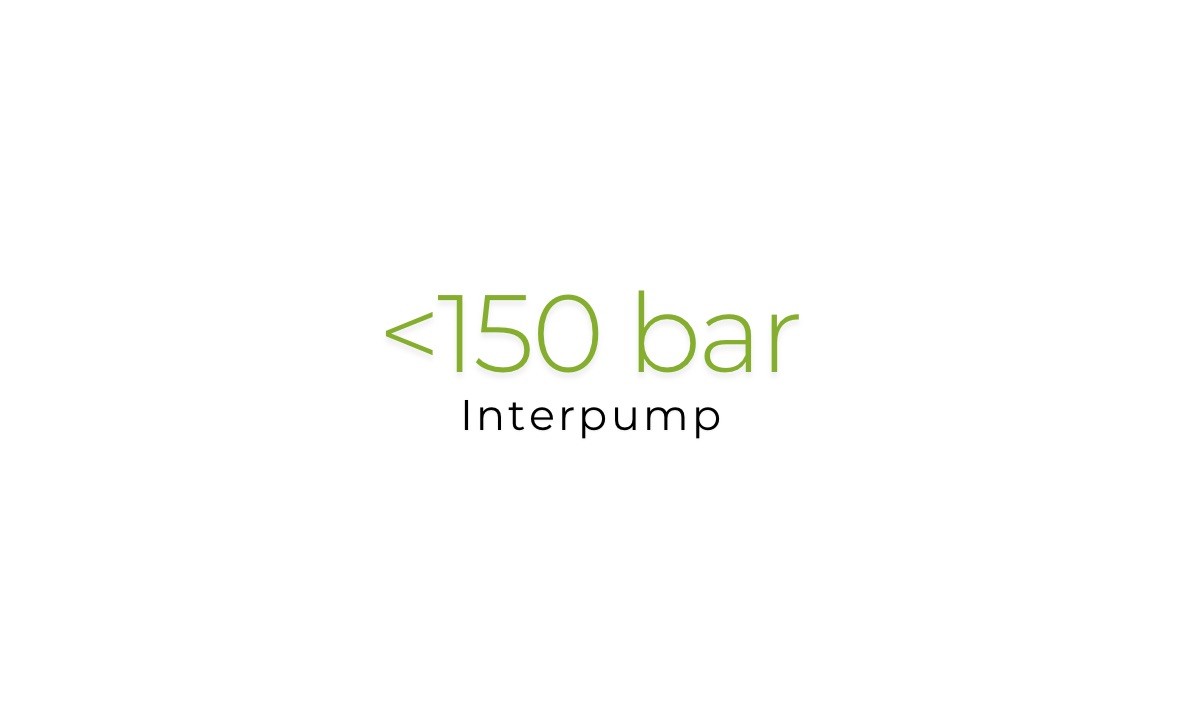 < 150 bar